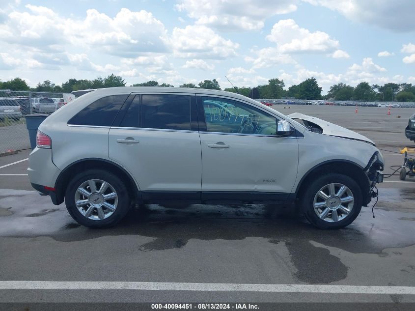 2007 Lincoln Mkx VIN: 2LMDU88C67BJ04942 Lot: 40094451