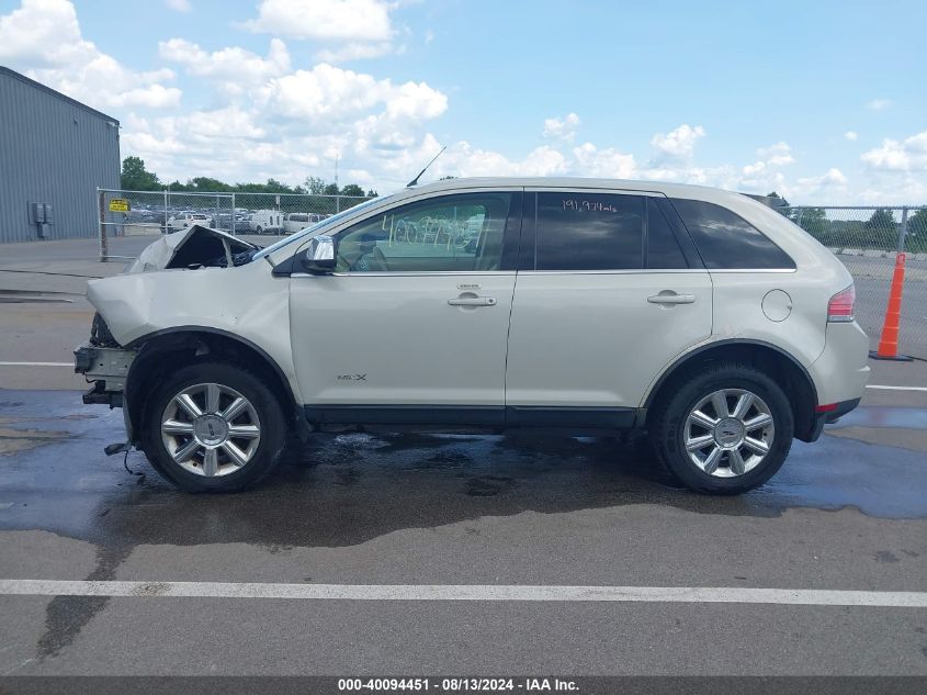 2007 Lincoln Mkx VIN: 2LMDU88C67BJ04942 Lot: 40094451