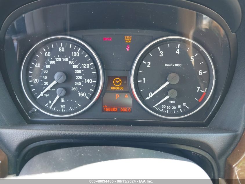 2007 BMW 328I VIN: WBAVC535X7FZ78916 Lot: 40094465