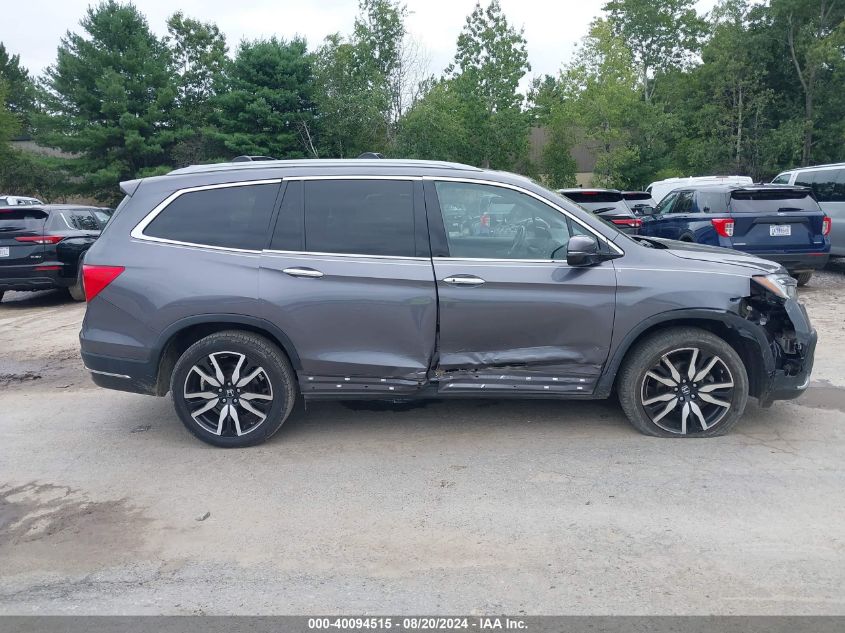 2020 Honda Pilot Awd Elite VIN: 5FNYF6H0XLB025261 Lot: 40094515