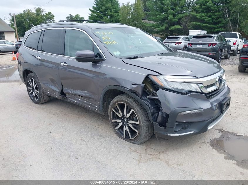 2020 Honda Pilot Awd Elite VIN: 5FNYF6H0XLB025261 Lot: 40094515