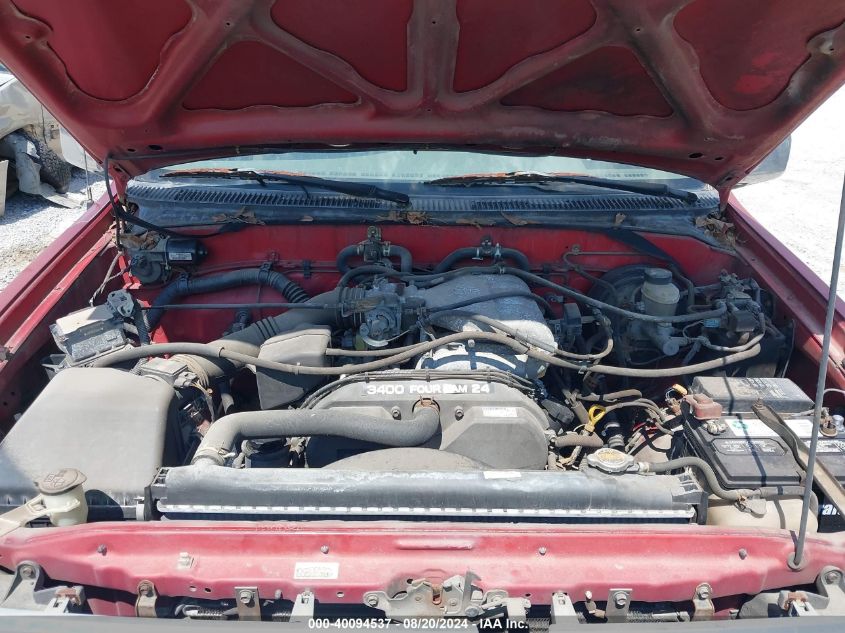 1998 Toyota T100 Sr5 V6 VIN: JT4UN24D4W0053918 Lot: 40094537