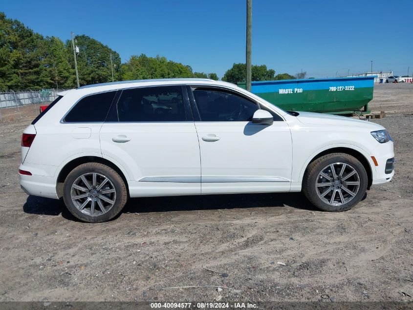 2019 Audi Q7 45 Premium VIN: WA1LHAF78KD026271 Lot: 40094577