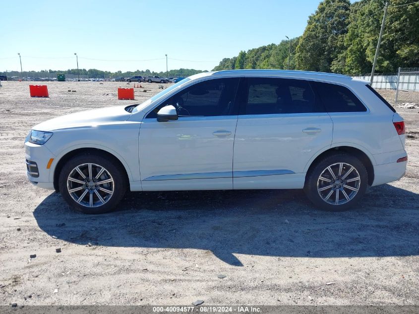 2019 Audi Q7 45 Premium VIN: WA1LHAF78KD026271 Lot: 40094577