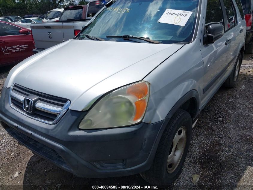 2003 Honda Cr-V Lx VIN: SHSRD68473U103548 Lot: 40094585