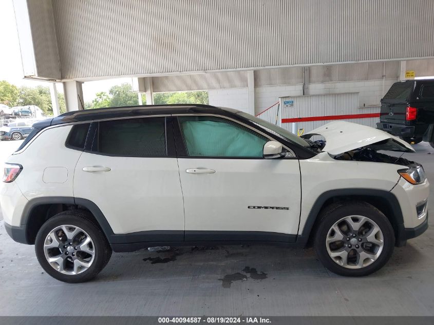 2021 Jeep Compass Limited 4X4 VIN: 3C4NJDCB1MT540926 Lot: 40094587