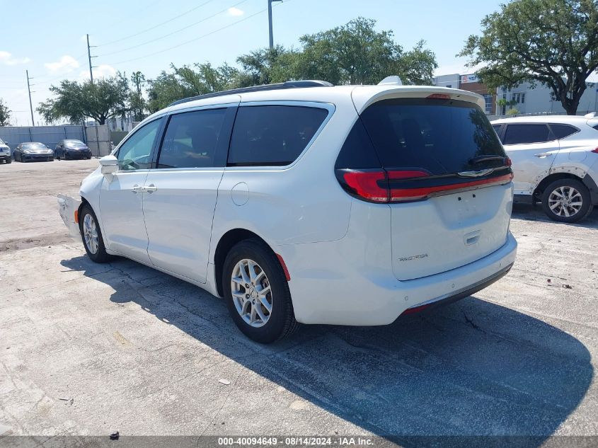 2022 Chrysler Pacifica Touring L VIN: 2C4RC1BG7NR135987 Lot: 40094649