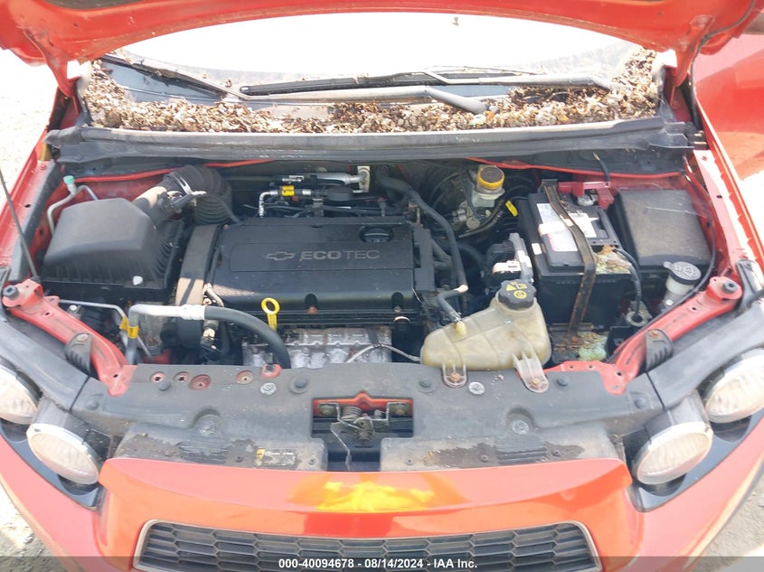 2012 Chevrolet Sonic 1Lt VIN: 1G1JD5SH9C4100130 Lot: 40094678