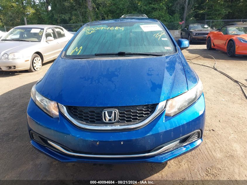 2013 Honda Civic Lx VIN: 2HGFB2F5XDH582467 Lot: 40094684