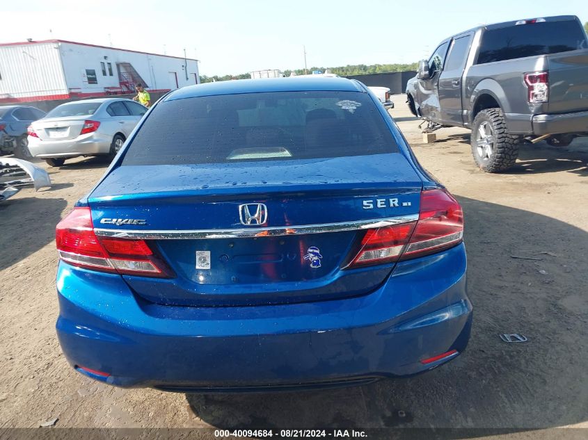 2013 Honda Civic Lx VIN: 2HGFB2F5XDH582467 Lot: 40094684