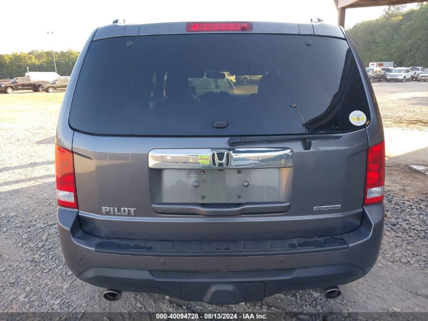 2014 Honda Pilot Touring VIN: 5FNYF3H91EB012611 Lot: 40094728