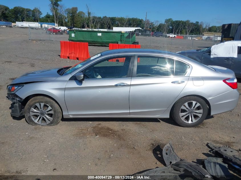 2014 Honda Accord Lx VIN: 1HGCR2F34EA146128 Lot: 40094729