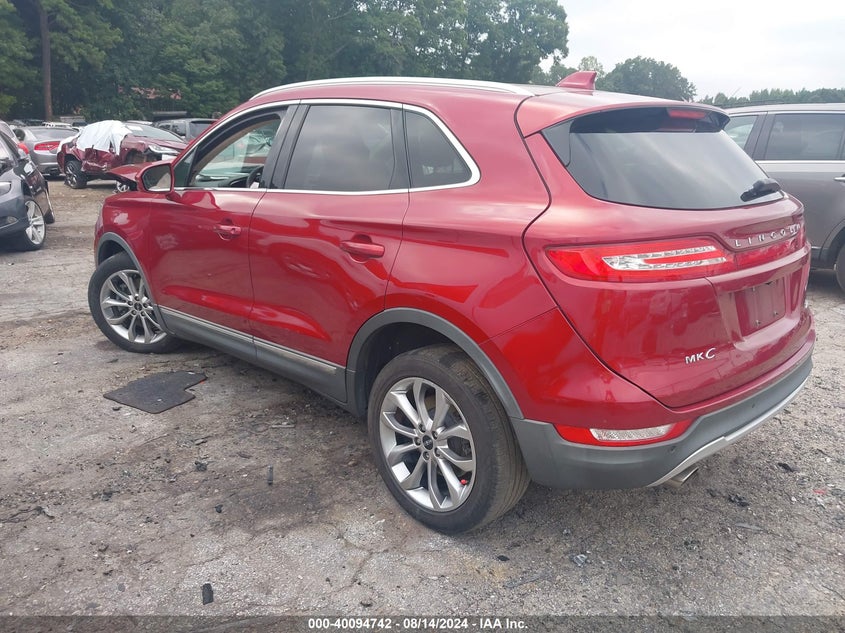VIN 5LMCJ2C96HUL22316 2017 LINCOLN MKC SELECT