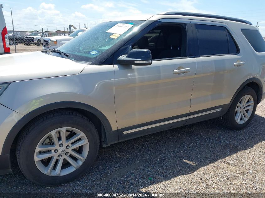 2017 Ford Explorer Xlt VIN: 1FM5K7D86HGB52243 Lot: 40094752