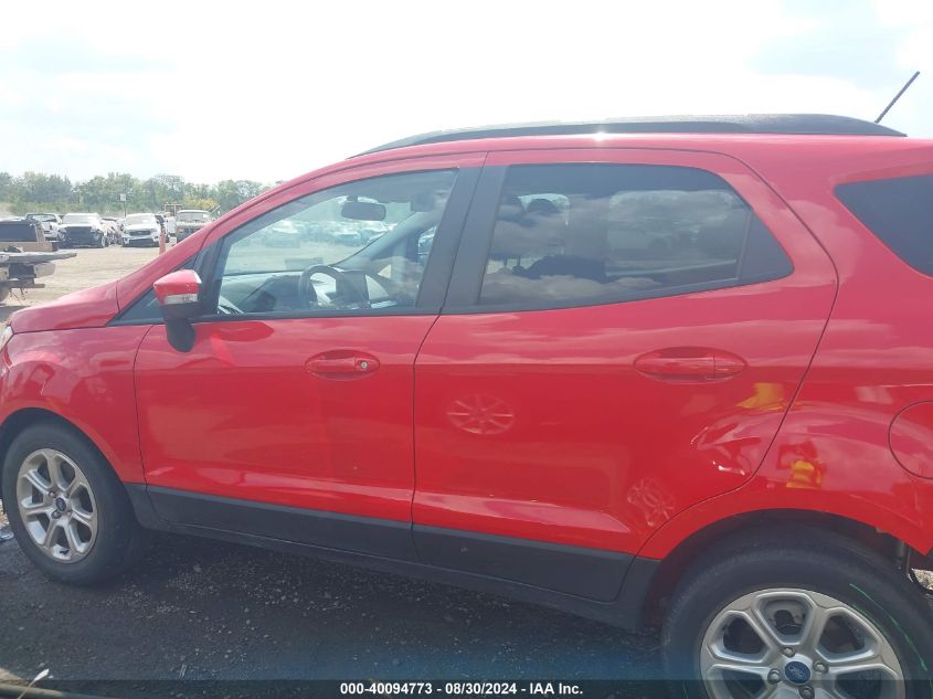 2020 Ford Ecosport Se VIN: MAJ3S2GE1LC367275 Lot: 40094773