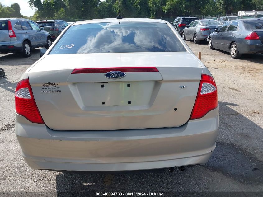 2010 Ford Fusion Se VIN: 3FAHP0HA6AR155834 Lot: 40094780