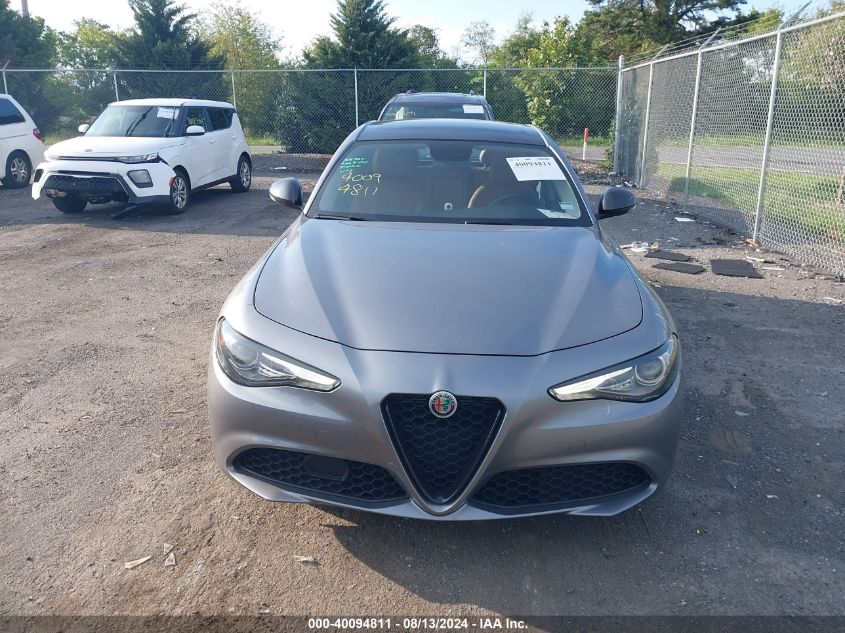 2019 Alfa Romeo Giulia Awd VIN: ZARFANAN4K7622731 Lot: 40094811