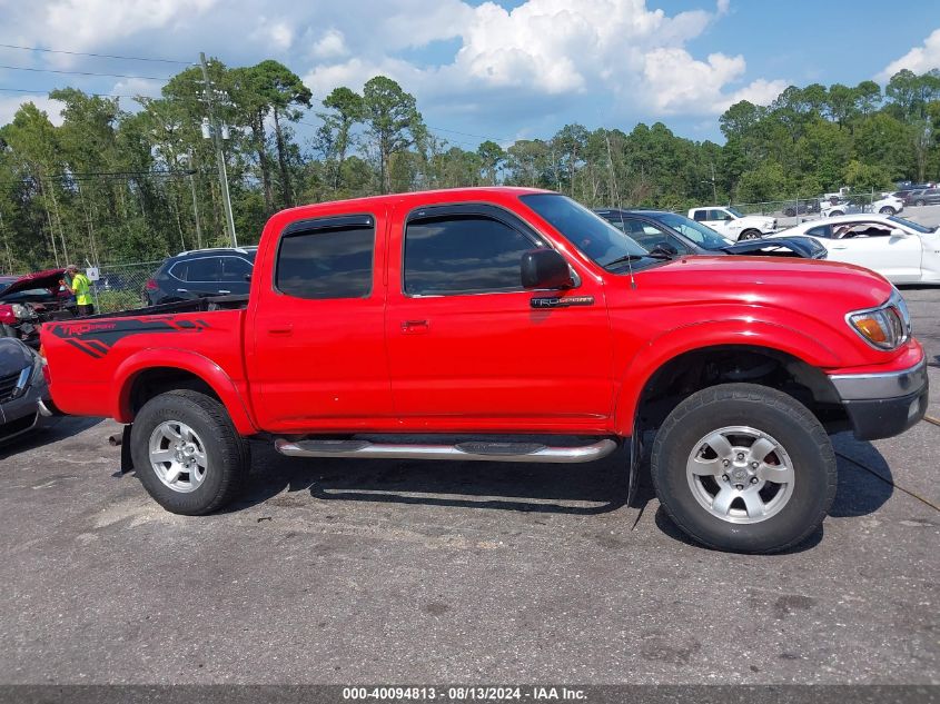 2002 Toyota Tacoma Prerunner V6 VIN: 5TEGN92N42Z051274 Lot: 40094813