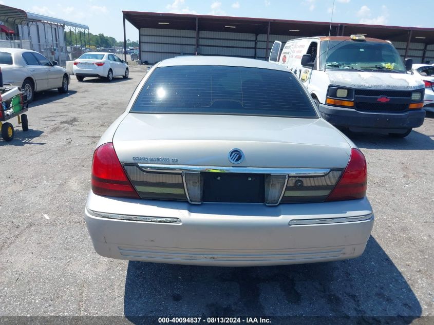 2006 Mercury Grand Marquis Gs VIN: 2MEFM74V76X621788 Lot: 40094837