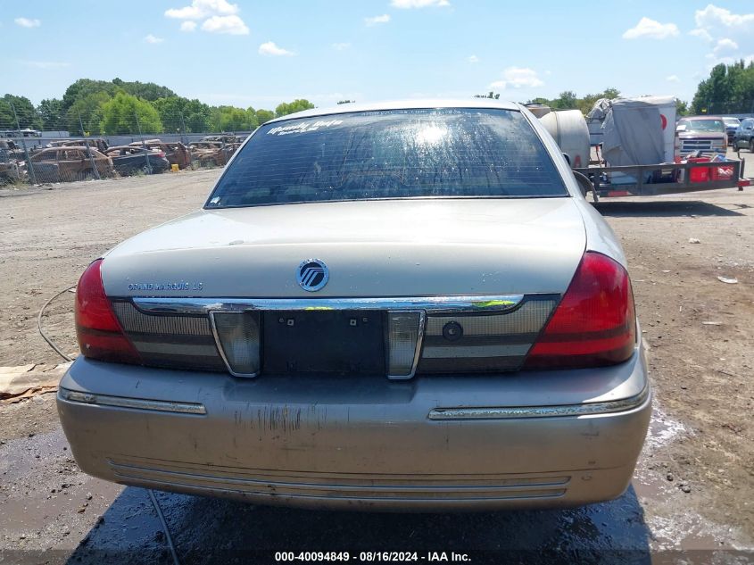 2008 Mercury Grand Marquis Ls VIN: 2MEFM75V88X623597 Lot: 40094849