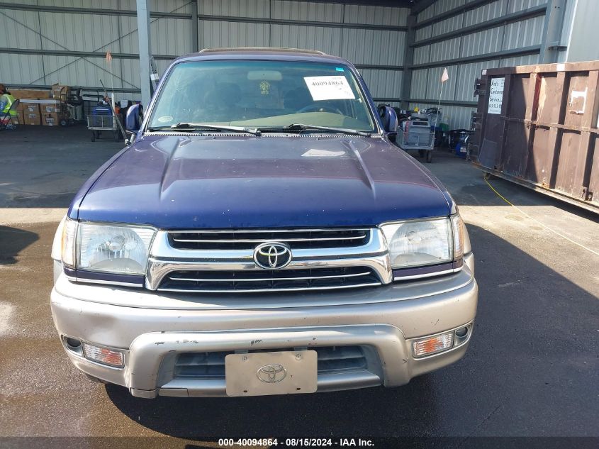 2002 Toyota 4Runner Limited V6 VIN: JT3GN87R520254328 Lot: 40094864