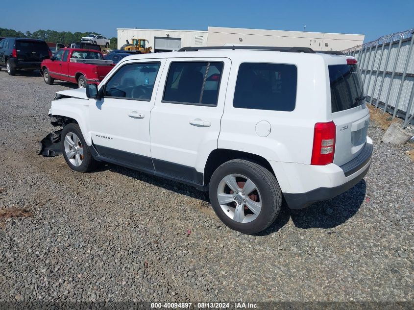 VIN 1C4NJPBB4ED813349 2014 JEEP PATRIOT no.3