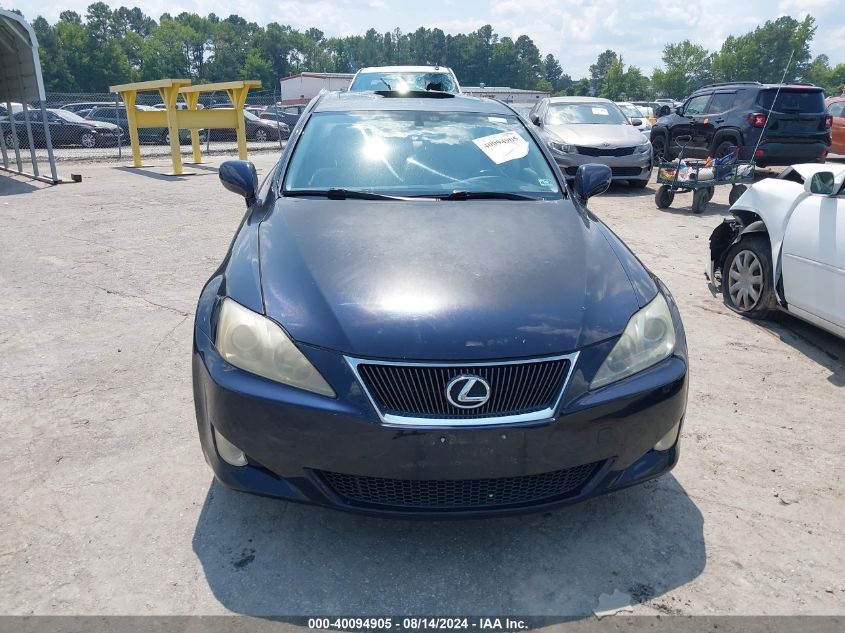 2008 Lexus Is 250 VIN: JTHCK262482025381 Lot: 40094905