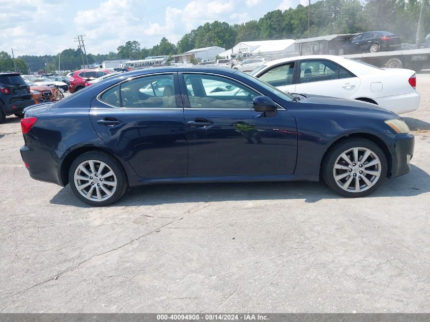 2008 Lexus Is 250 VIN: JTHCK262482025381 Lot: 40094905