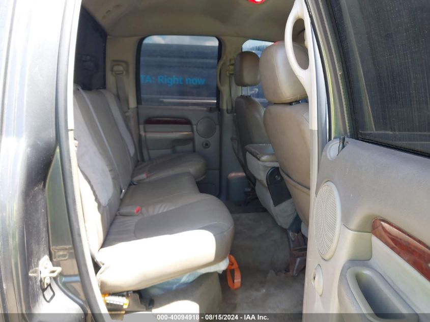 2003 Dodge Ram 3500 Slt/Laramie/St VIN: 3D7LA38C93G771704 Lot: 40094918