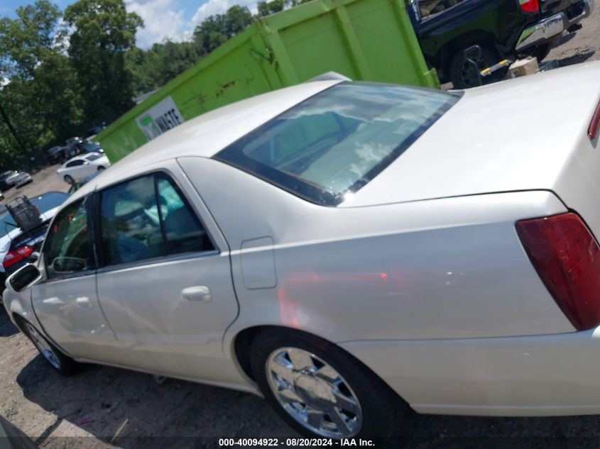 2000 Cadillac Deville Dts VIN: 1G6KF5792YU253191 Lot: 40094922