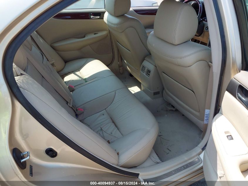 2004 Lexus Es 330 VIN: JTHBA30G545030929 Lot: 40094937