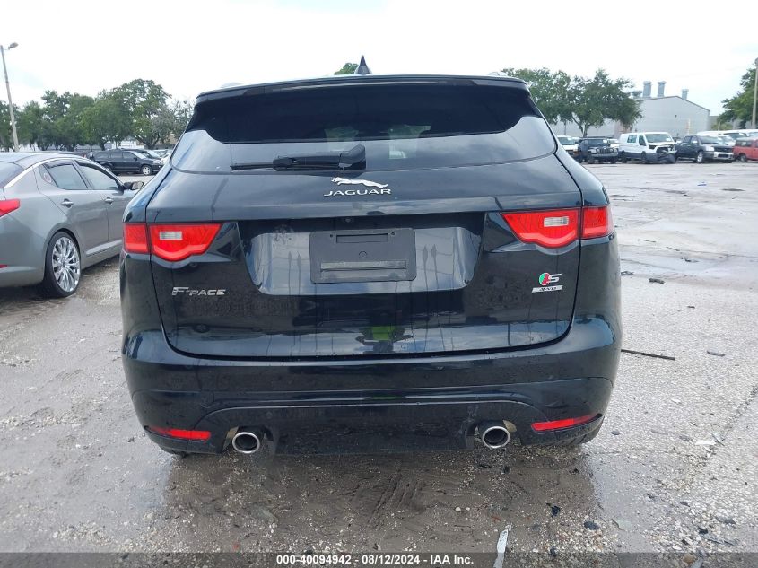 2018 Jaguar F-Pace S VIN: SADCM2FV0JA256445 Lot: 40094942