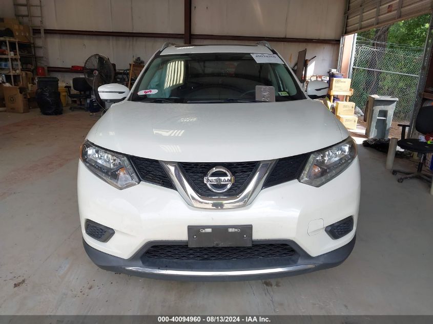 2016 Nissan Rogue S/Sl/Sv VIN: 5N1AT2MVXGC868959 Lot: 40094960