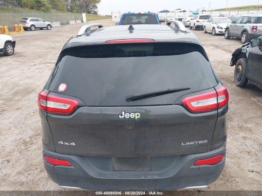 2017 Jeep Cherokee Limited VIN: 1C4PJMDB6HW579437 Lot: 40095006