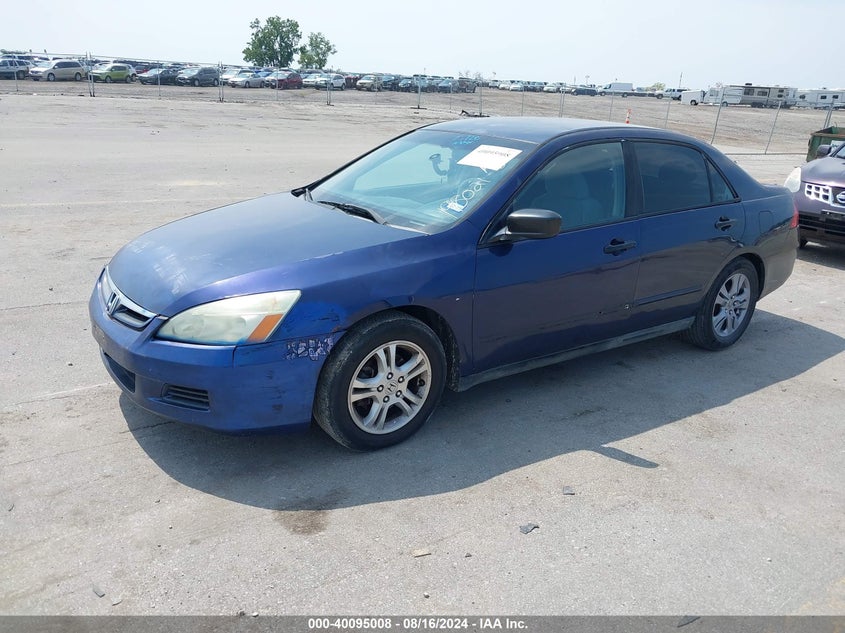 2007 HONDA ACCORD VIN: 1HGCM56127A198021