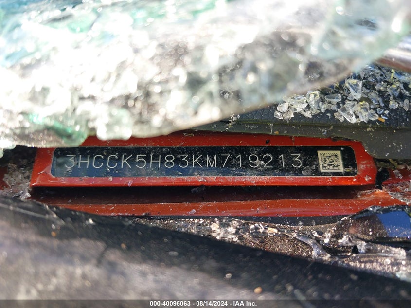 2019 HONDA FIT EX - 3HGGK5H83KM719213