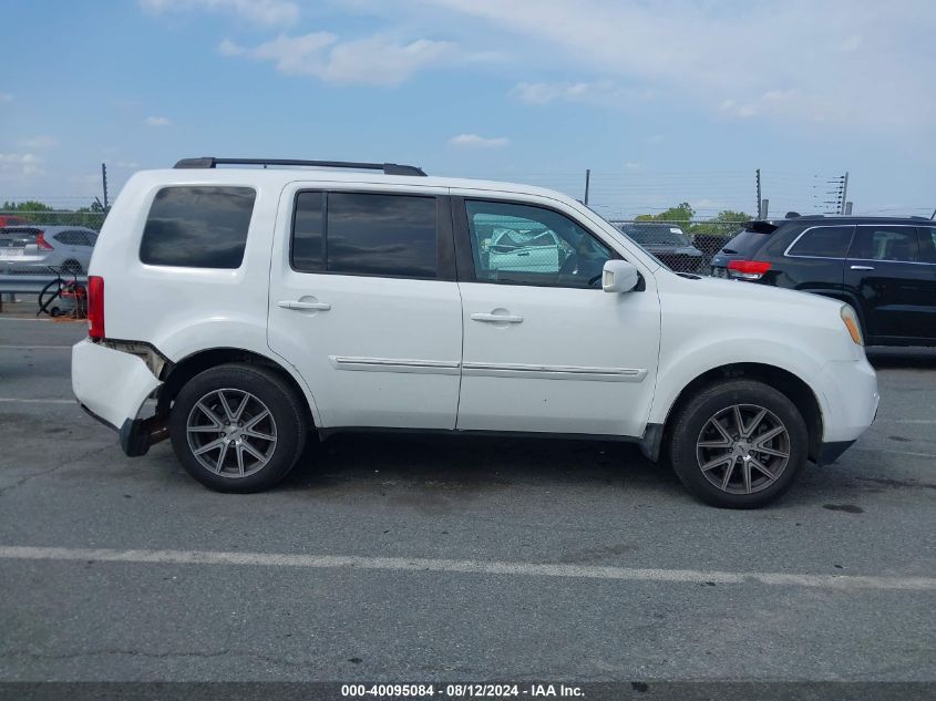 2012 Honda Pilot Touring VIN: 5FNYF4H95CB011870 Lot: 40095084