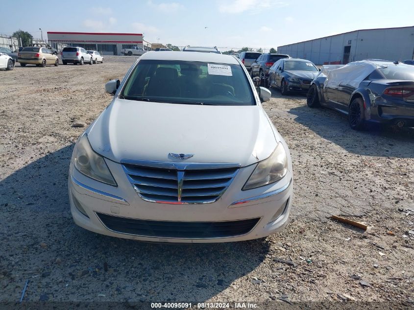 2012 Hyundai Genesis 3.8 VIN: KMHGC4DD7CU177261 Lot: 40095091