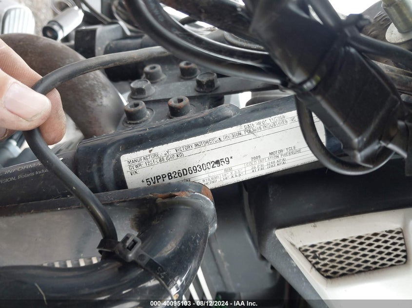 2009 VICTORY MOTORCYCLES KINGPIN 8-BALL - 5VPPB26D693002959