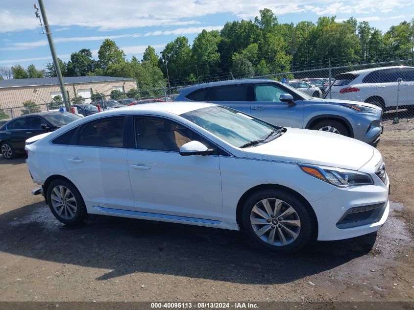 2017 Hyundai Sonata Sport VIN: 5NPE34AF3HH577143 Lot: 40095113