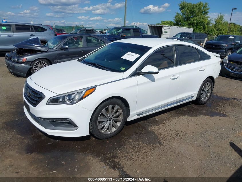 5NPE34AF3HH577143 2017 HYUNDAI SONATA - Image 2