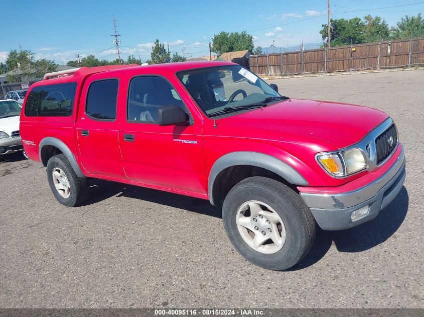 2002 Toyota Tacoma Prerunner V6 VIN: 5TEGN92NX2Z144512 Lot: 40095116