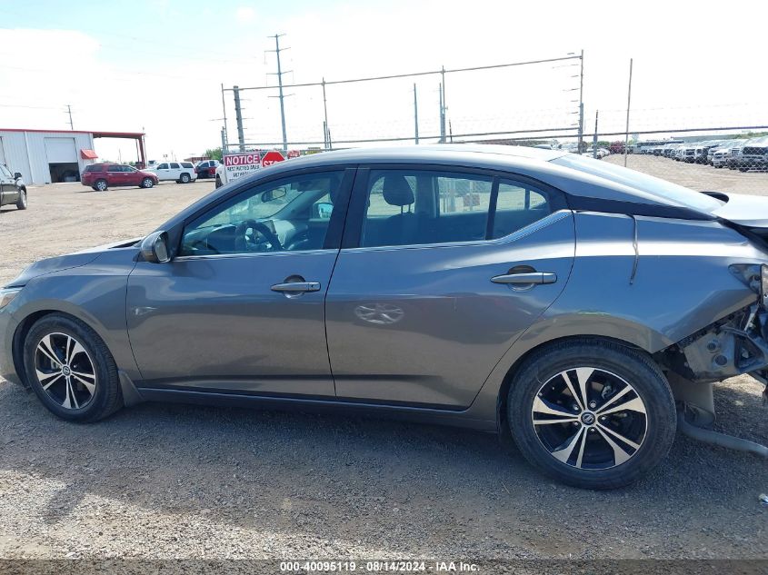 2022 Nissan Sentra Sv Xtronic Cvt VIN: 3N1AB8CV2NY237058 Lot: 40095119