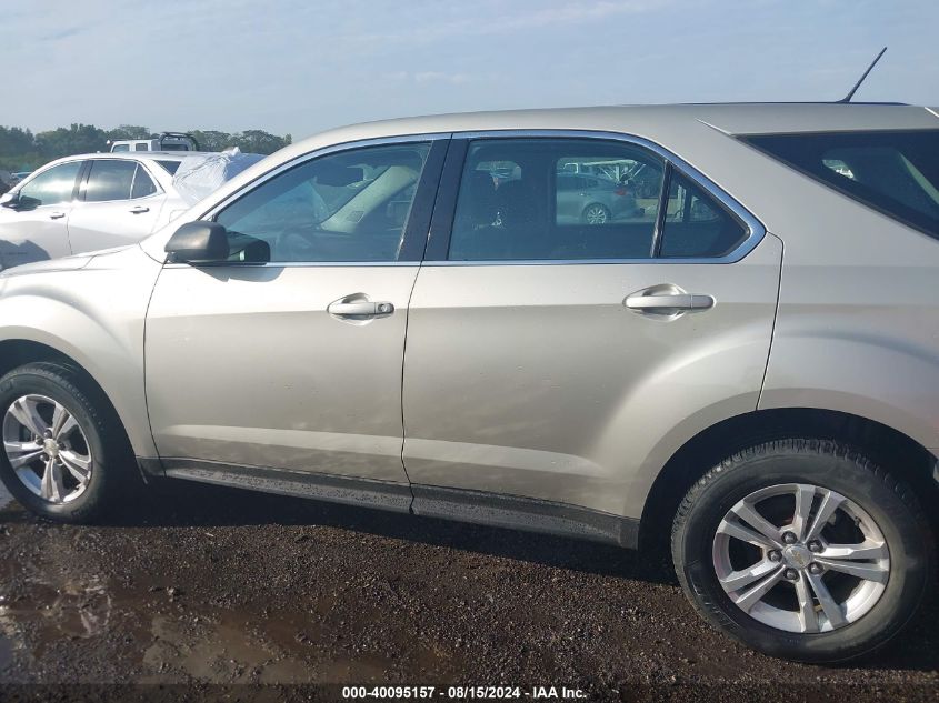 2014 Chevrolet Equinox Ls VIN: 2GNALAEK6E6145187 Lot: 40095157