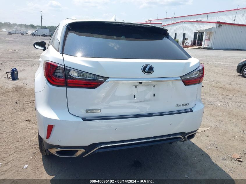 2017 Lexus Rx 350 F Sport VIN: 2T2BZMCA2HC109504 Lot: 40095192