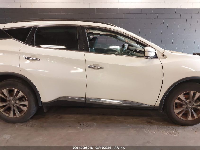 2016 Nissan Murano Sv VIN: 5N1AZ2MH2GN164932 Lot: 40095216