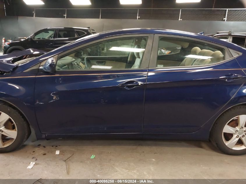 2013 Hyundai Elantra Gls VIN: 5NPDH4AE1DH412416 Lot: 40095258