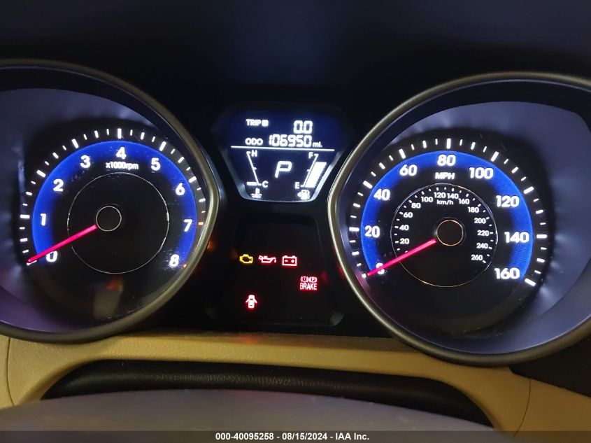 2013 Hyundai Elantra Gls VIN: 5NPDH4AE1DH412416 Lot: 40095258