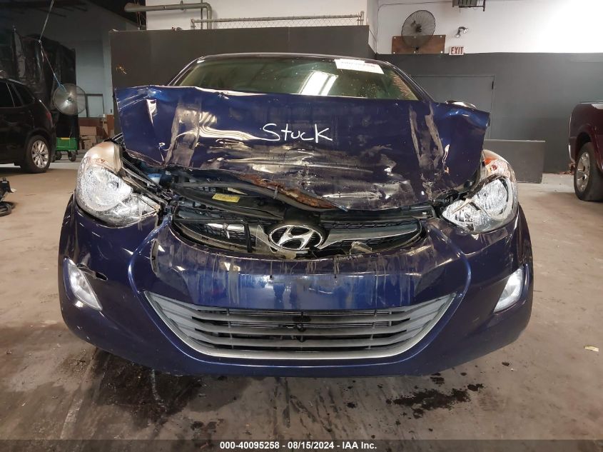 2013 Hyundai Elantra Gls VIN: 5NPDH4AE1DH412416 Lot: 40095258