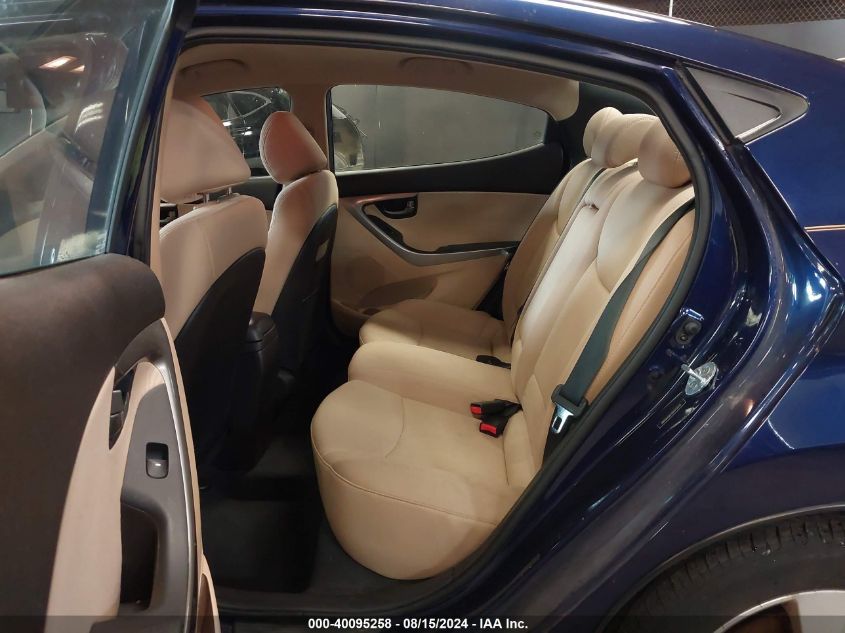 2013 Hyundai Elantra Gls VIN: 5NPDH4AE1DH412416 Lot: 40095258